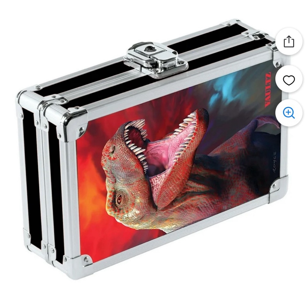 3D Dinosaur Design Locking Pencil Box - Picture 3 of 4